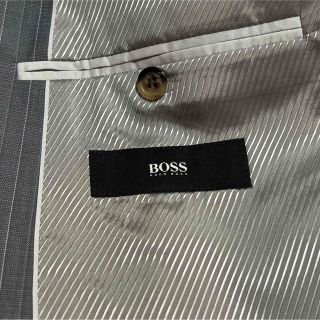 BOSS - 【美品】BOSS ボス ライトグレー ストライプ スーツ セット XL