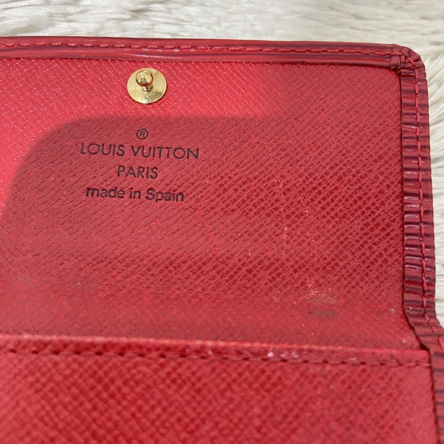 【未使用品】 LOUIS VUITTON 4連 キーケース エピ 赤 レッド