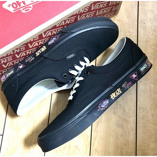 USA企画　未使用　27.5バンズVANS eraエラMARKET ネオンソール