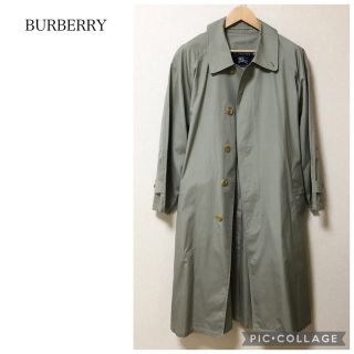 バーバリーブラックレーベル(BURBERRY BLACK LABEL)の【大定番XL】BURBERRY バーバリー ブラックレーベル　バルマカーンコート(ステンカラーコート)