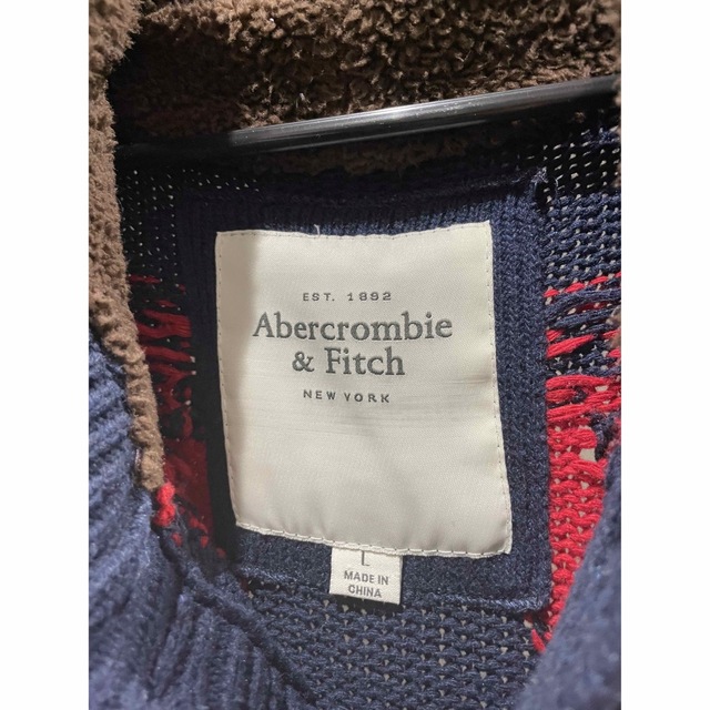 Abercrombie&Fitch(アバクロンビーアンドフィッチ)のアバクロ　メンズカウチンセーター メンズのトップス(ニット/セーター)の商品写真