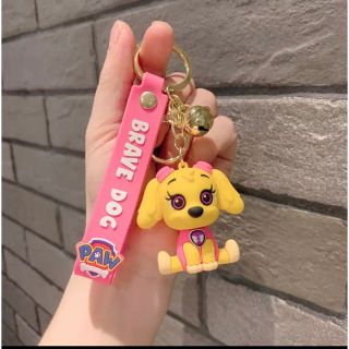 パウパトロール　pawpatrol スカイ　シリコン　キーホルダー(キーホルダー)