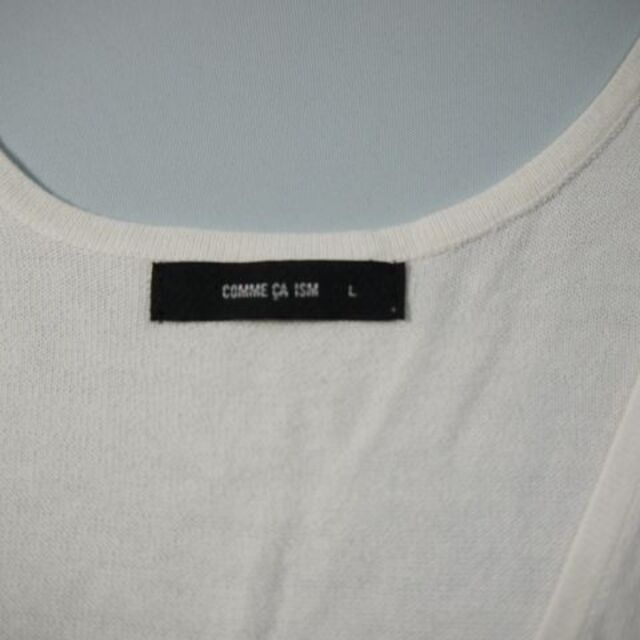 COMME CA ISM(コムサイズム)のコムサイズム L　カットソー ボーダー トップス Tシャツ レディースのトップス(Tシャツ(半袖/袖なし))の商品写真