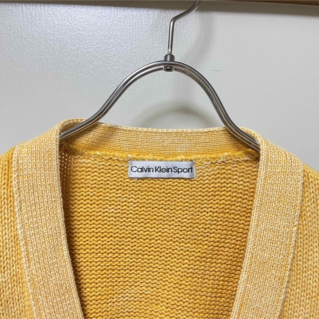 Calvin Klein(カルバンクライン)のオールド　カルバンクライン　カーディガン　刺繍 レディースのトップス(カーディガン)の商品写真