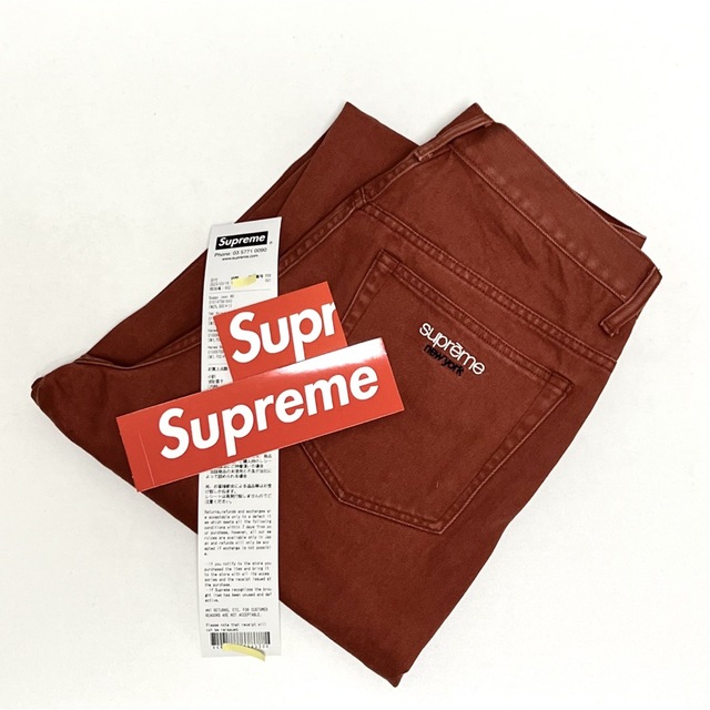 Rust/30】Supreme Baggy Jean 2023SS オリジナル noxcapital.de