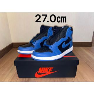 ナイキ(NIKE)のNIKE ナイキ エアジョーダン 1 HIGH  OG "ダークマリーナブルー"(スニーカー)