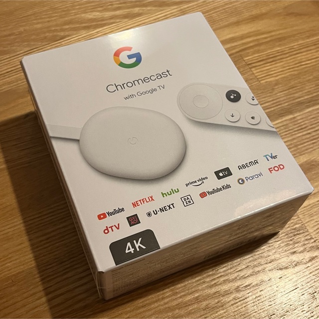 Google(グーグル)のGoogle Chromecast with Google TV 4K スマホ/家電/カメラのPC/タブレット(PC周辺機器)の商品写真