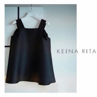 新品 KEINA RITA Ribbon Strap Top ケイナリタ 36の通販 by お値段 ...