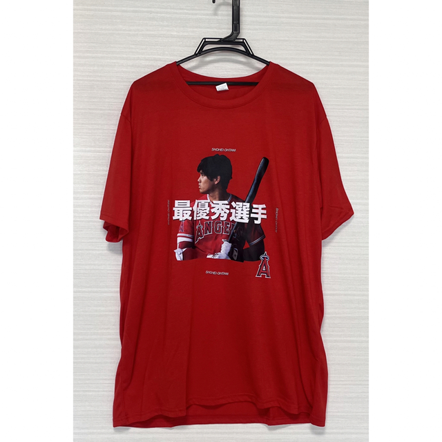 MLB(メジャーリーグベースボール)の大谷翔平　エンゼルス　MVP記念Tシャツ　ティシャツ　来場者限定 スポーツ/アウトドアの野球(記念品/関連グッズ)の商品写真