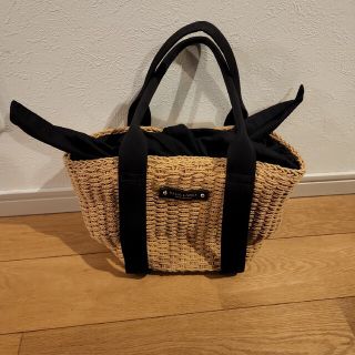 ブルーレーベルクレストブリッジ(BLUE LABEL CRESTBRIDGE)のブルーレーベル かごバッグ 緑茶様専用(ハンドバッグ)