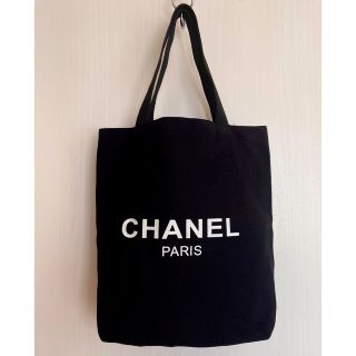 シャネル(CHANEL)の【未使用品】CHANEL ノベルティ　キャンバストートバッグ　両面ロゴあり(トートバッグ)