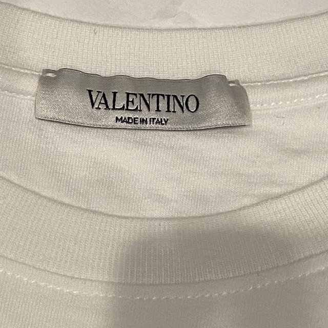 VALENTINO(ヴァレンティノ)のVALENTINO Tシャツ　ホワイト　XS レディースのトップス(Tシャツ(半袖/袖なし))の商品写真