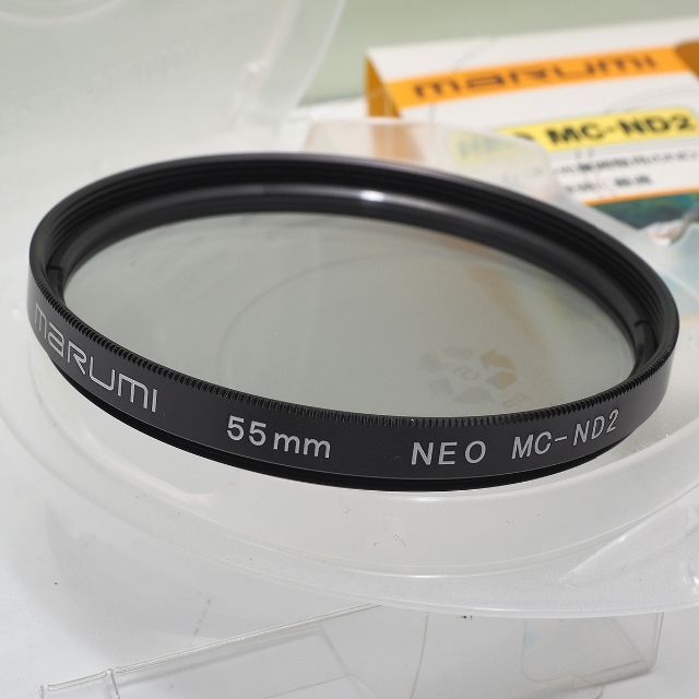 55mm MARUMI NEO MC-ND2 NDフィルター ND2 スマホ/家電/カメラのカメラ(フィルター)の商品写真