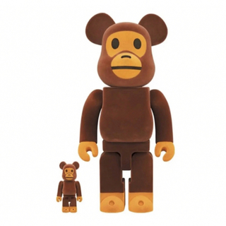 メディコムトイ(MEDICOM TOY)のBE@RBRICK BAPE MILO Flocky 100％ & 400％ (その他)