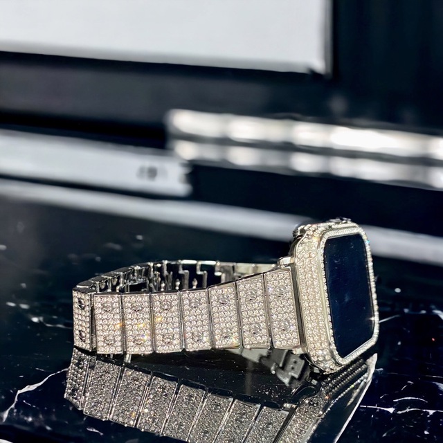 アップルウォッチ　カバー　Apple Watch ステンレス　バンド　ベルト レディースのファッション小物(腕時計)の商品写真