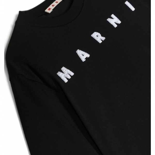 Marni(マルニ)のMARNI クロップドTシャツ　ブラック　新品未使用 14Y   レディースのトップス(Tシャツ(半袖/袖なし))の商品写真