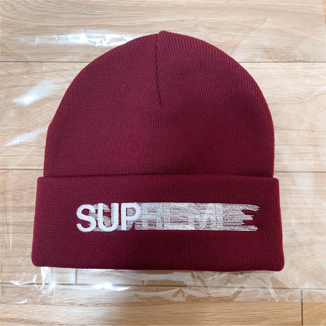 Supreme(シュプリーム)の【実物画像有】Supreme Motion Logo Beanie メンズの帽子(ニット帽/ビーニー)の商品写真