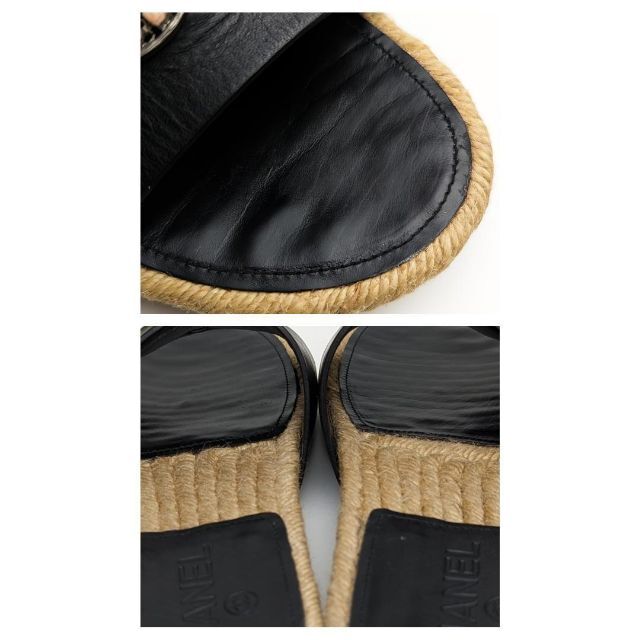 CHANEL(シャネル)のピカピカ新品仕上⭐CHANELシャネル　ココマーク　エスパドリーユサンダル39C レディースの靴/シューズ(サンダル)の商品写真