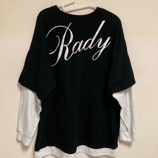 レディー(Rady)の専用RadyメンズロンT黒(Tシャツ/カットソー(七分/長袖))