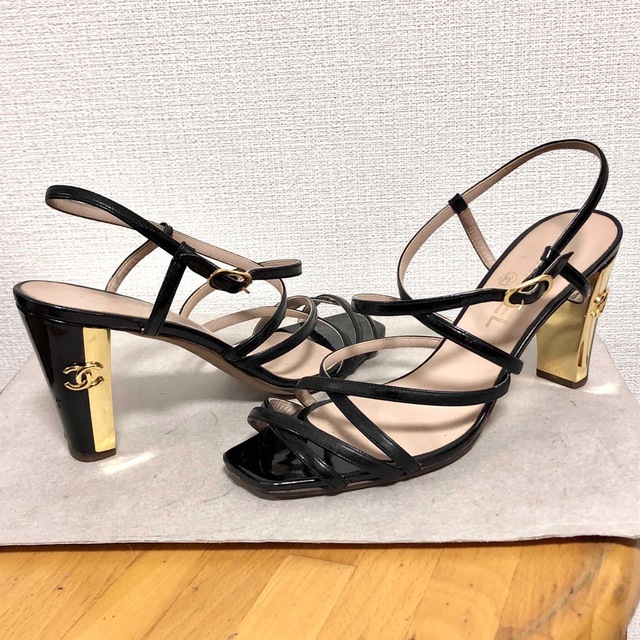 上質風合い 極美品 シャネルサンダル36.5 - jomaze.pt