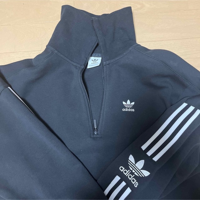 レア★adidas originals ハーフジップ スポーツトレーナー