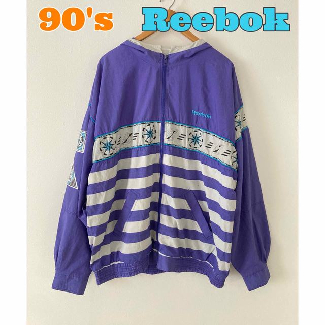 90's　Reebok リーボック　ナイロンパーカー　ナイロンジャケット