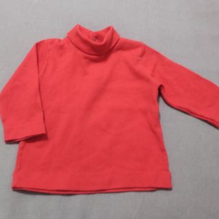 プチバトー(PETIT BATEAU)の【美品】プチバトー　ハイネック カットソー　3m 60cm(シャツ/カットソー)