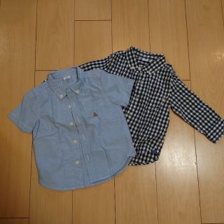 ベビーギャップ(babyGAP)の【未使用】GAP シャツ2点セット　90サイズ(Tシャツ/カットソー)