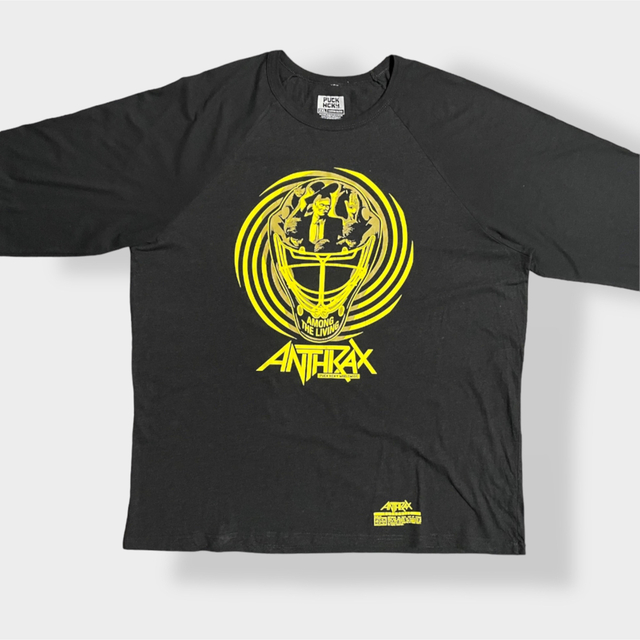 【PUCK HCKY】USA製 ANTHRAX アンスラックス バンドTシャツ 1