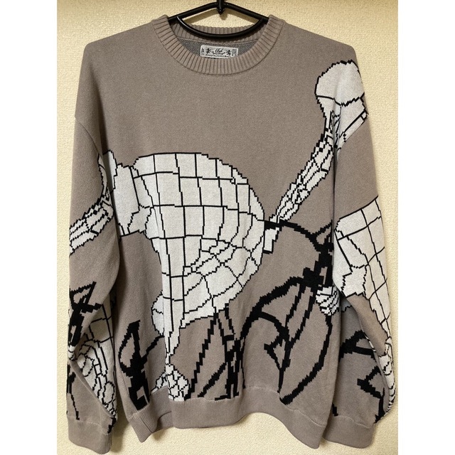 本日限定値下げBAL JACQUARDCOTTONCREWNECKSWEATER 愛用 3800円引き