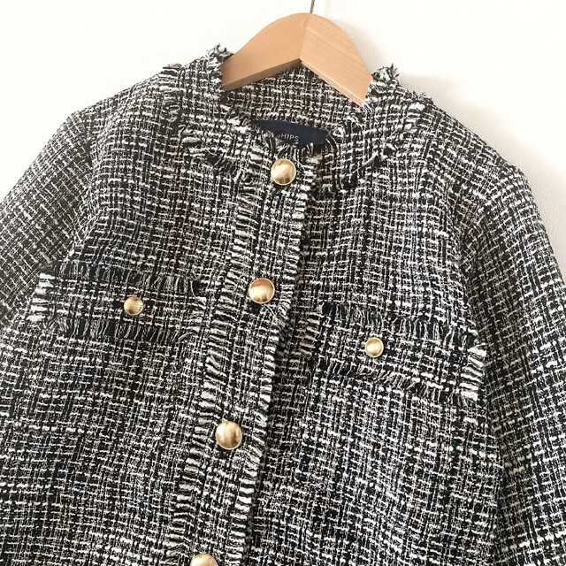 即納特典付き 23SS♪完売♪ツイードゴールドボタンシャツジャケット