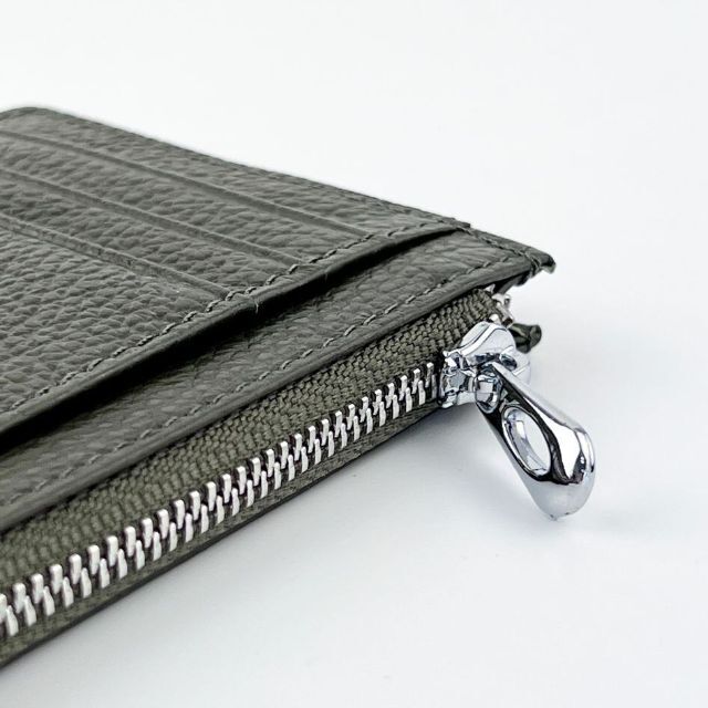 【新品】進化形ポケット財布 フラグメントケース カードケース 本革 グリーン メンズのファッション小物(折り財布)の商品写真