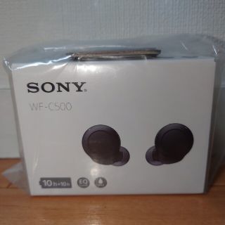 SONY - 【新品未開封】SONY フルワイヤレスイヤホン ブラック WF-C500