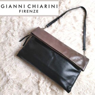 ジャンニキャリーニ(GIANNI CHIARINI)の保存袋付☆ジャンニキャリーニ 2way クラッチバッグ ショルダーバッグ(ショルダーバッグ)