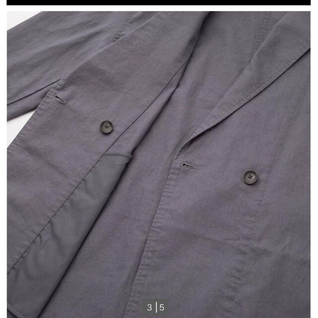 UNIQLO(ユニクロ)のユニクロ　リネンコットンコート　XL　ベージュ レディースのジャケット/アウター(スプリングコート)の商品写真