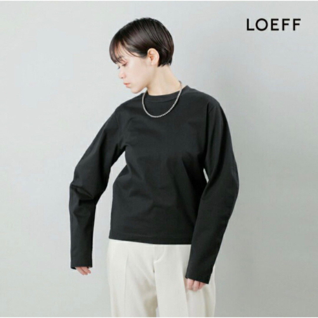 guさま　LOEFF(ロエフ)　クレセントスリーブTシャツ