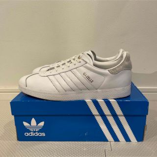 アディダス(adidas)のUA別注 ADIDAS GAZELLE BY ホワイトハラコ 27cm(スニーカー)