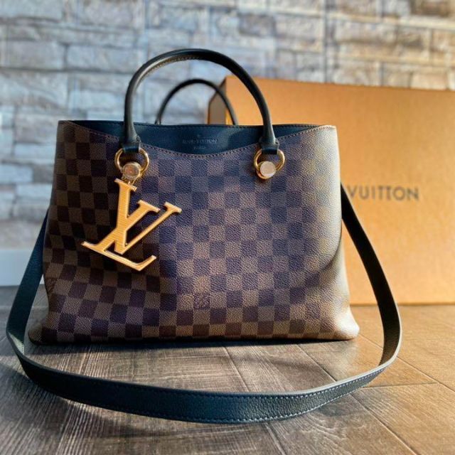 本物保証! LOUIS VUITTON - 極美品 ルイヴィトン ダミエ リバーサイド