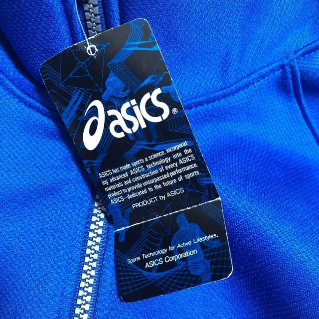 asics - NOS 80〜90s 日本製 asics トラックジャケット ジャージ 青の