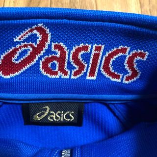 asics - NOS 80〜90s 日本製 asics トラックジャケット ジャージ 青の