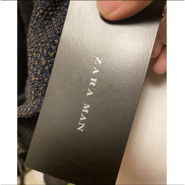 ZARA(ザラ)のザラ　ZARA長袖　ジャケット　XL 新品　タグ付き　綺麗系 定価9900円 メンズのジャケット/アウター(テーラードジャケット)の商品写真