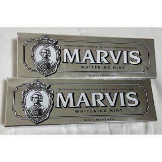 マービス(MARVIS)のMARVIS White Mint 85ml マービス 歯磨き粉 2個(歯磨き粉)