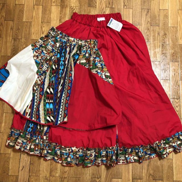 デッド 90s Mondiki 赤 L 2枚セット Circle Skirt