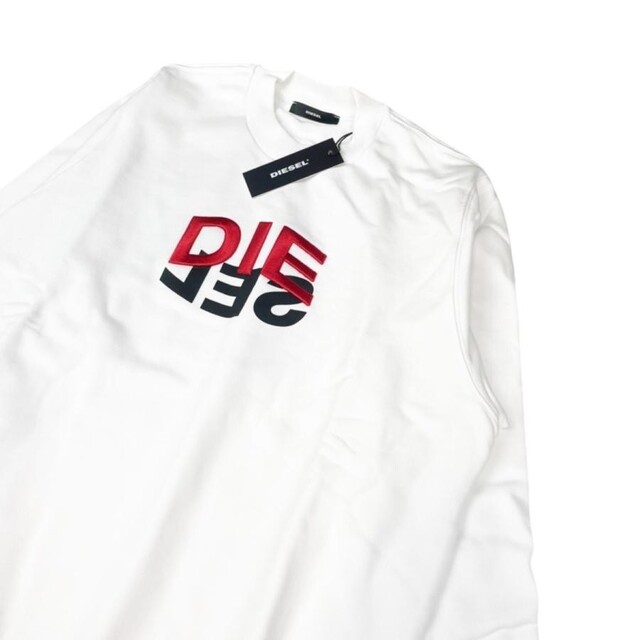 DIESEL - DIESEL ディーゼル スウェット ホワイト Sサイズ DIESEL - DIESEL ディーゼル スウェット ホワイト Sサイズ