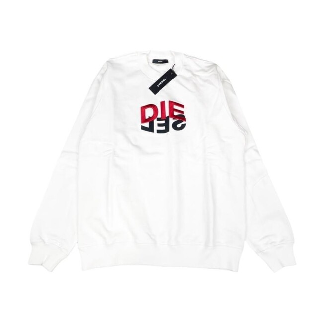 DIESEL - DIESEL ディーゼル スウェット ホワイト Sサイズ DIESEL - DIESEL ディーゼル スウェット ホワイト Sサイズ