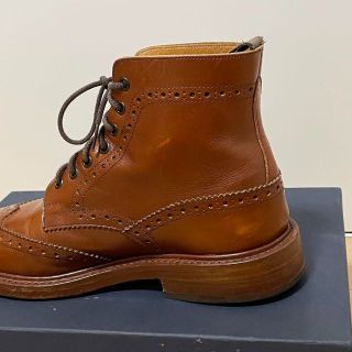 Trickers - トリッカーズ モールトン カントリーブーツ マロン UK8