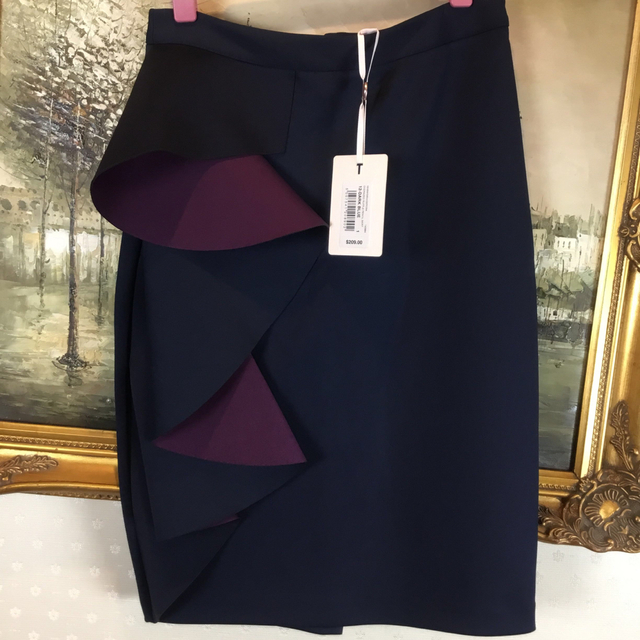 新品タグ付け☆ Ted Baker サイズ1 紺色×紫色