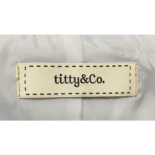 titty&co(ティティアンドコー)の【titty&Co.】ショートトレンチジャケット レディースのジャケット/アウター(トレンチコート)の商品写真