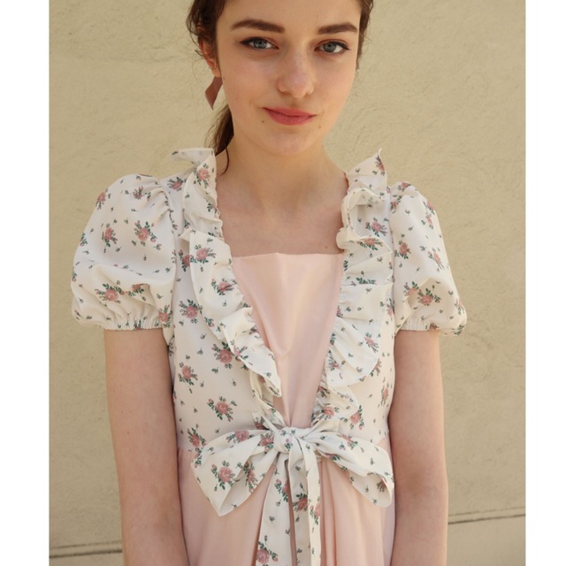 épine 【新品未使用】epine flower bolero frill ロングワンピの通販 by ℋ ♥︎(返信3:00まで)|エピヌならラクマ epine フラワーロングワンピース