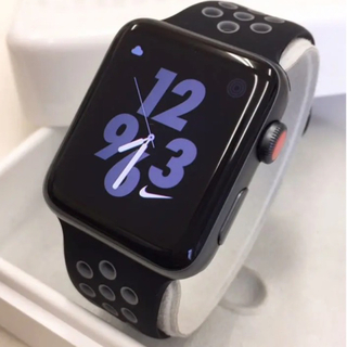 アップルウォッチ(Apple Watch)のApple Watch series3 ナイキ 42mm GPS＋セルラーモデル(その他)
